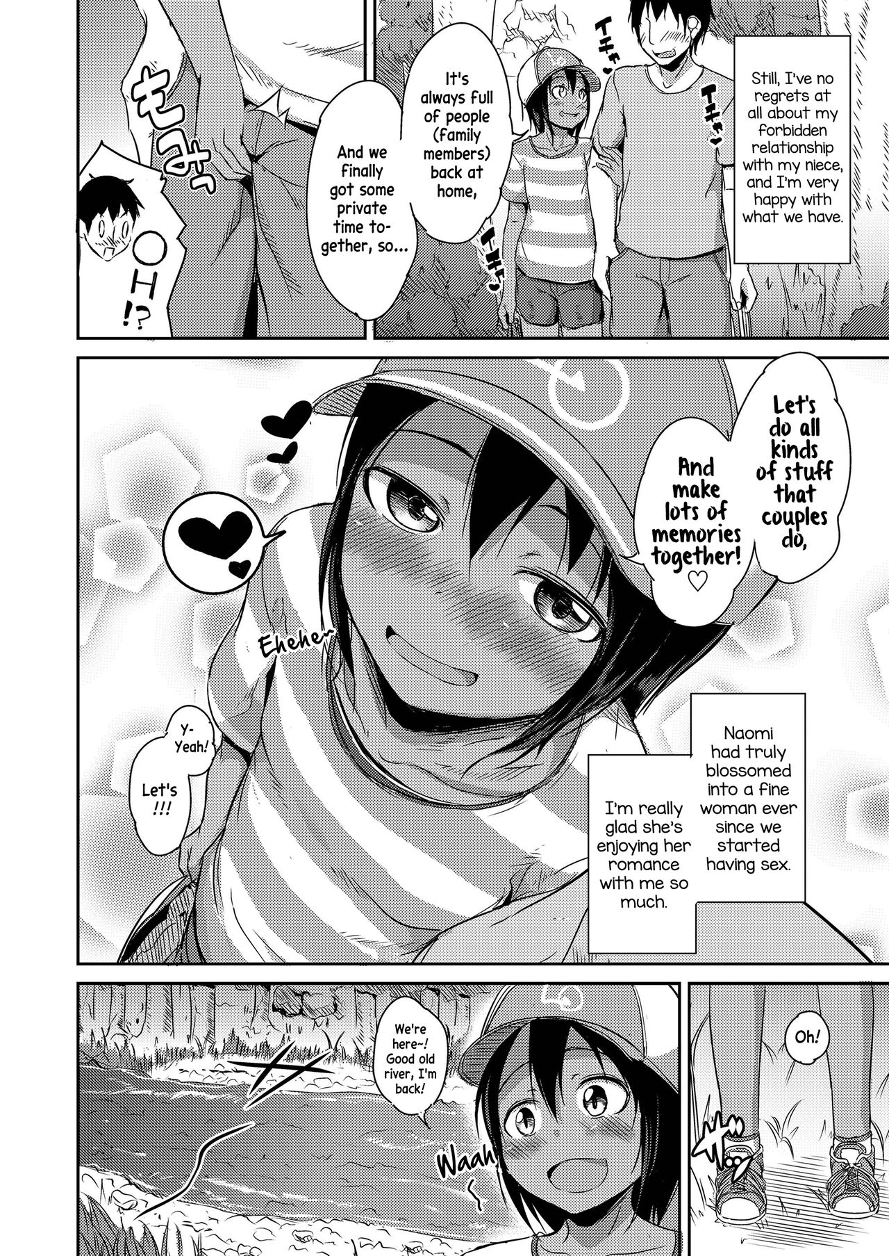Kawabe de Mei to Love | Lovey-dovey with my niece by the river page 2 full