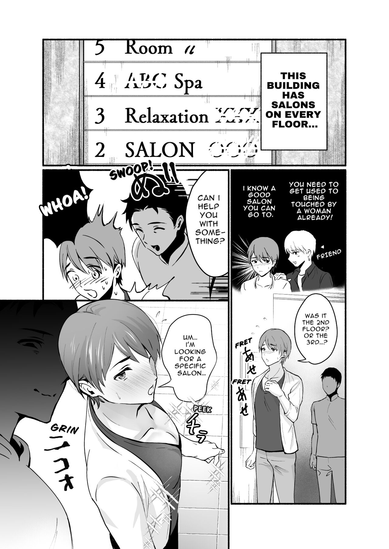 Damasarete Mesuiki Men's Esthe | Tricked into the Femgasm Salon page 3 full