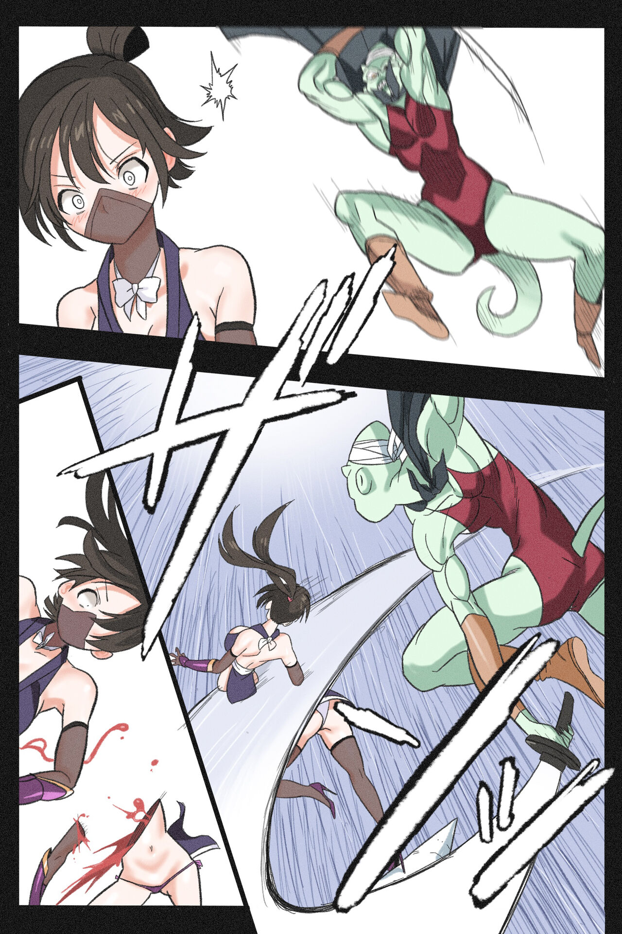 Mankoku Bujutsukai 3 ~Oni Yuki Kunoichi Goumon Hen~ page 10 full