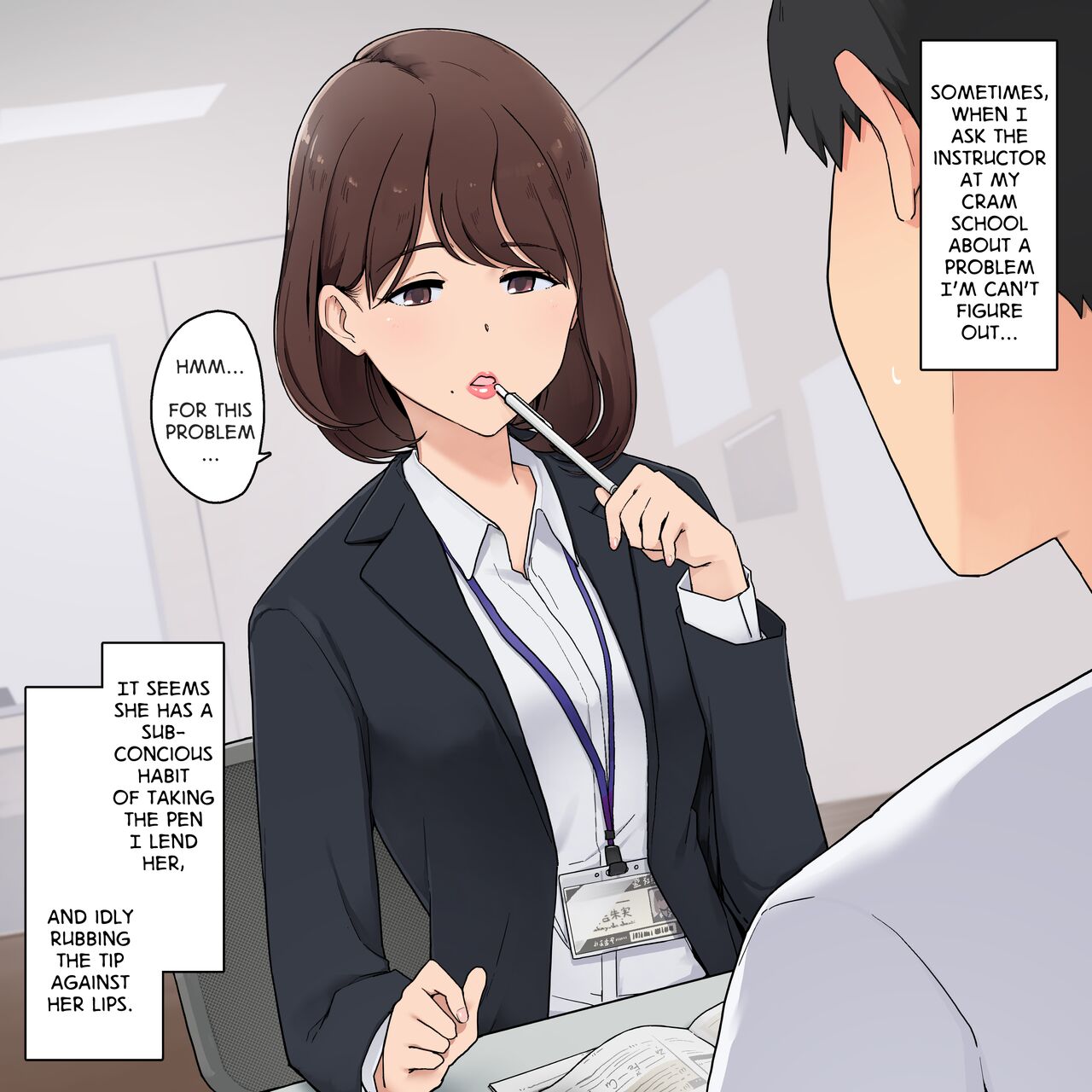 Kuchibeni Koimena Sensei to Chuu Shippanashi de Sex Suru Hanashi | Kiss-Filled Sex With My Instructor Who Wears Heavy Lipstick page 2 full