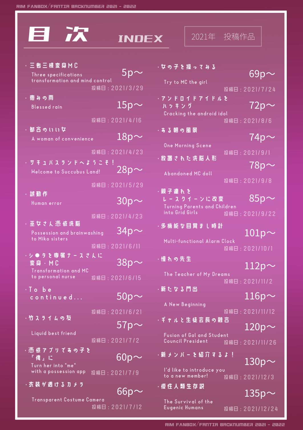 Rim Shien Site Back Number page 2 full