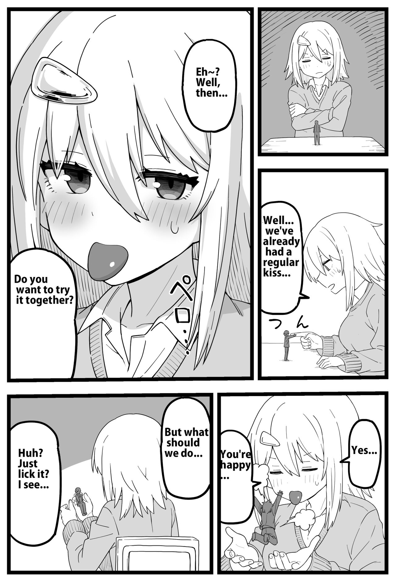 Doushitemo Onnanoko ni Taberaretai Manga | Manga - He really wants to be eaten by a girl page 10 full