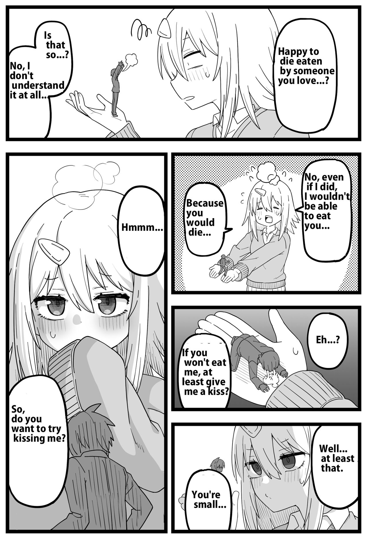 Doushitemo Onnanoko ni Taberaretai Manga | Manga - He really wants to be eaten by a girl page 5 full