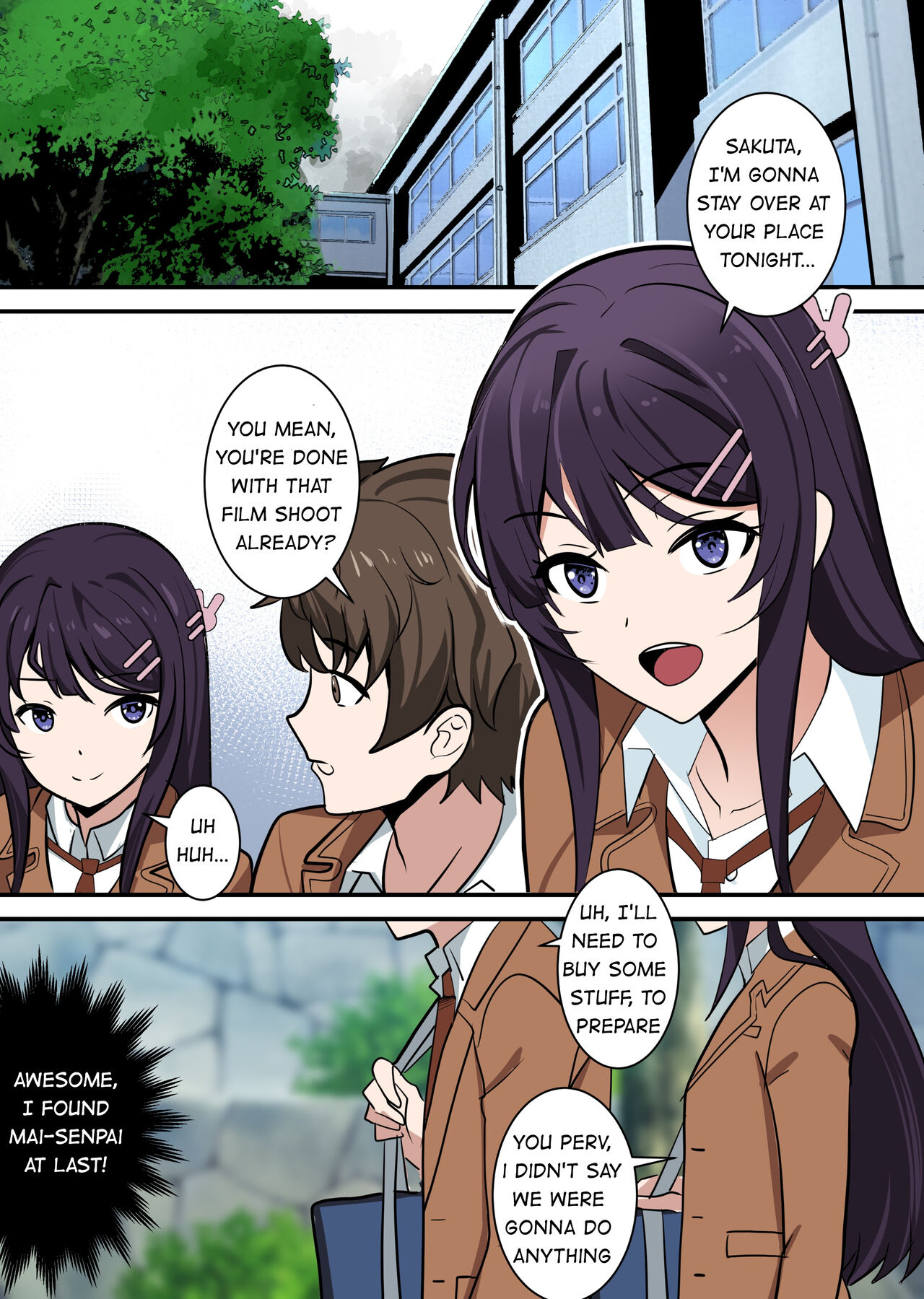 Possessing Sakurajima Mai and Cucking Her Lover page 1 full