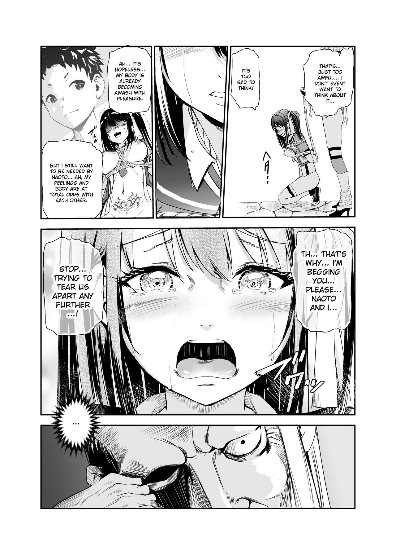 Tsuyagari Mura 5 ~Kareshi o Mamoru Tame Hikyou no Mura de Kyousei Gohoushi & NTR Sex~ page 10 full