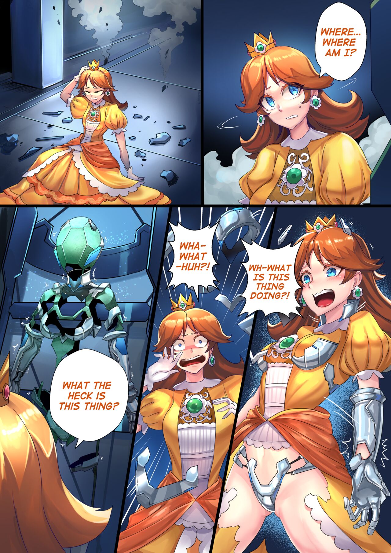 Machine Princess Daisy and Peach page 1 full