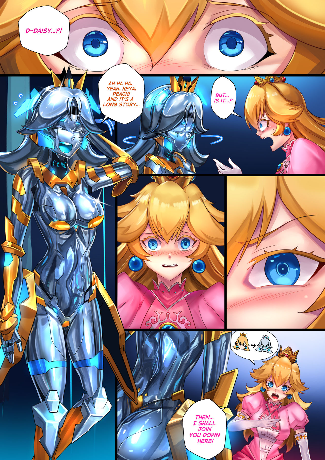 Machine Princess Daisy and Peach page 6 full