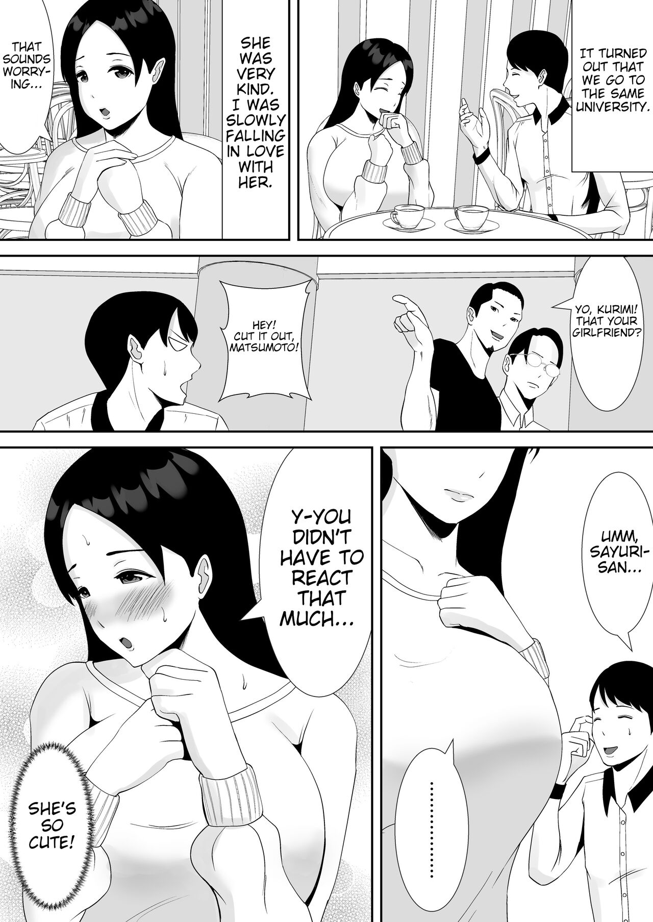 Tsuma no Douga ga Okuraretekimasu ~Dekachin Zetsurin Fukumen Otoko ni Netorareta MuchiMuchi Kyonyuu Seiso Tsuma~ page 4 full