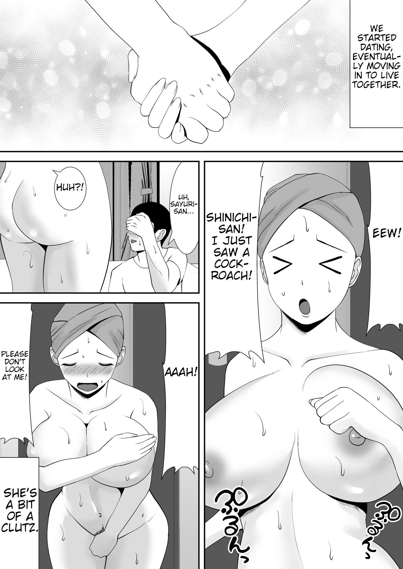 Tsuma no Douga ga Okuraretekimasu ~Dekachin Zetsurin Fukumen Otoko ni Netorareta MuchiMuchi Kyonyuu Seiso Tsuma~ page 5 full