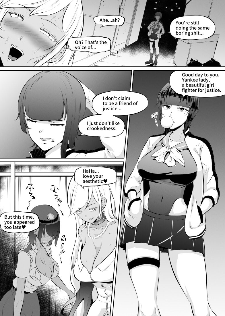 Akunin Semen Reijou VS Yankee Lady page 10 full