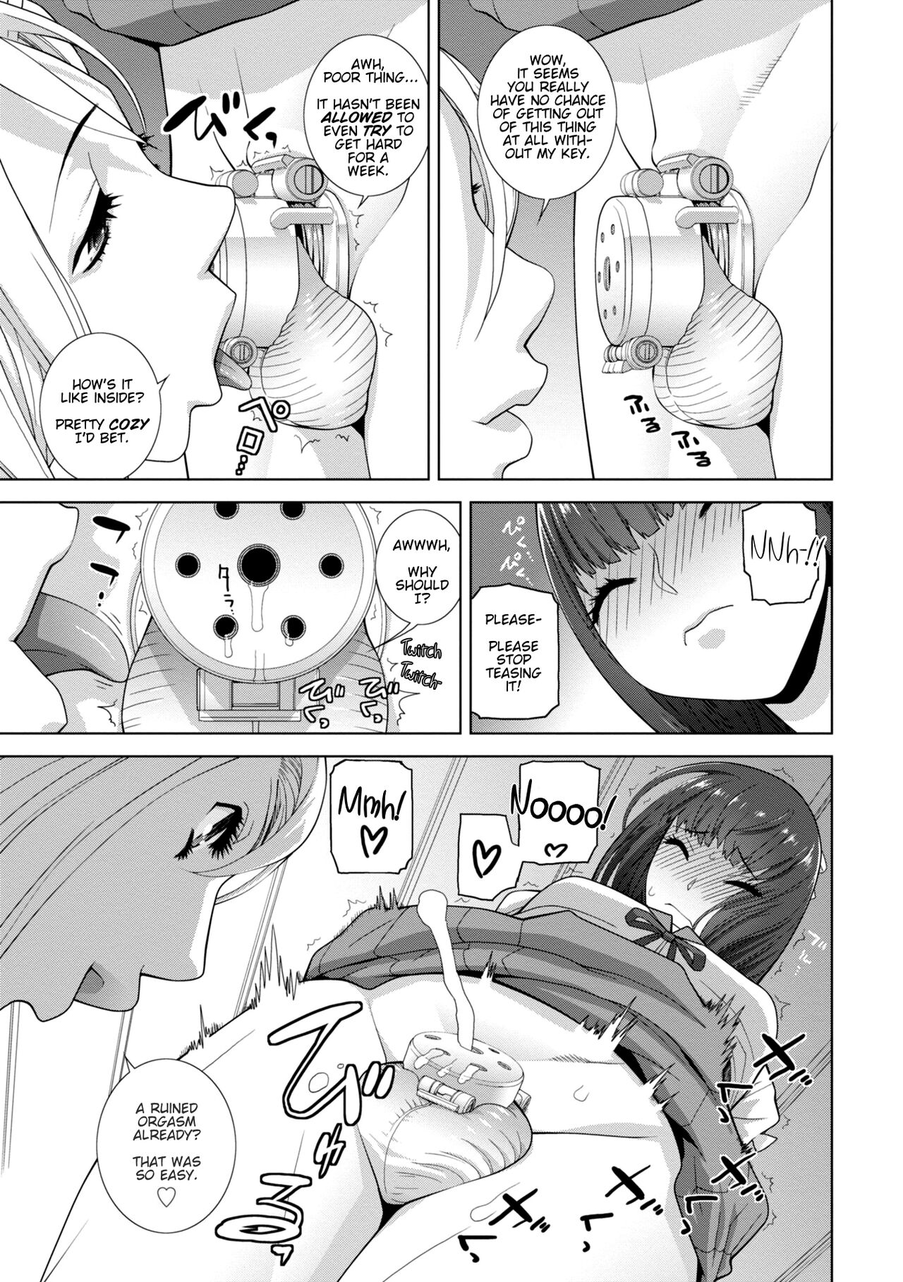 Stepbrother Forced To Crossdress and Raped by Stepsister - Chapter 4: My Step-sis Controls My Cock! - Imouto ni Okasareru Kyousei Josou Ani page 9 full