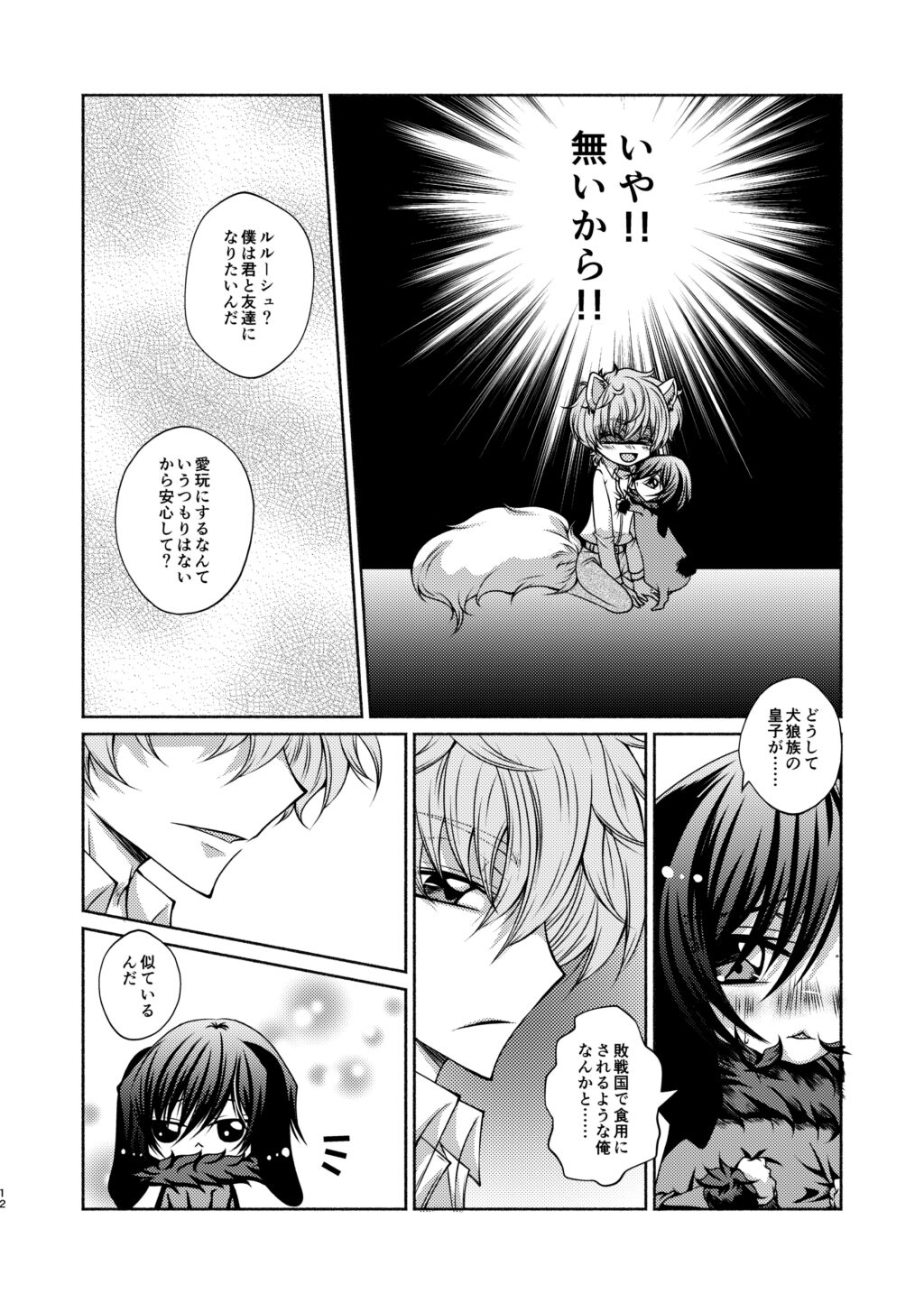 Ookami Suzaku X Kuro Usagi Lelouch Tsume page 10 full