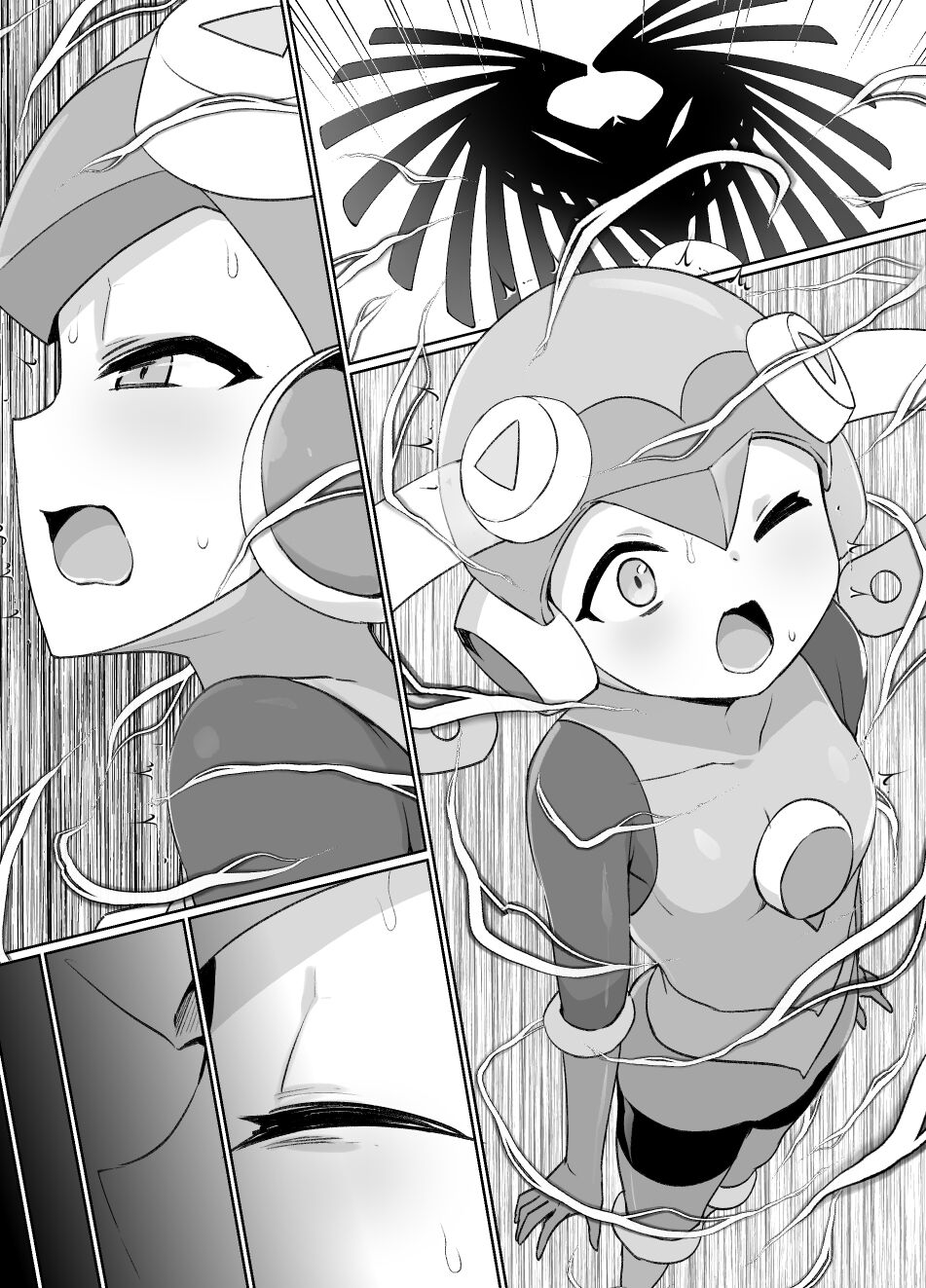 Rockman.EXE Akuochi Roll Sennou Katei Scene page 4 full