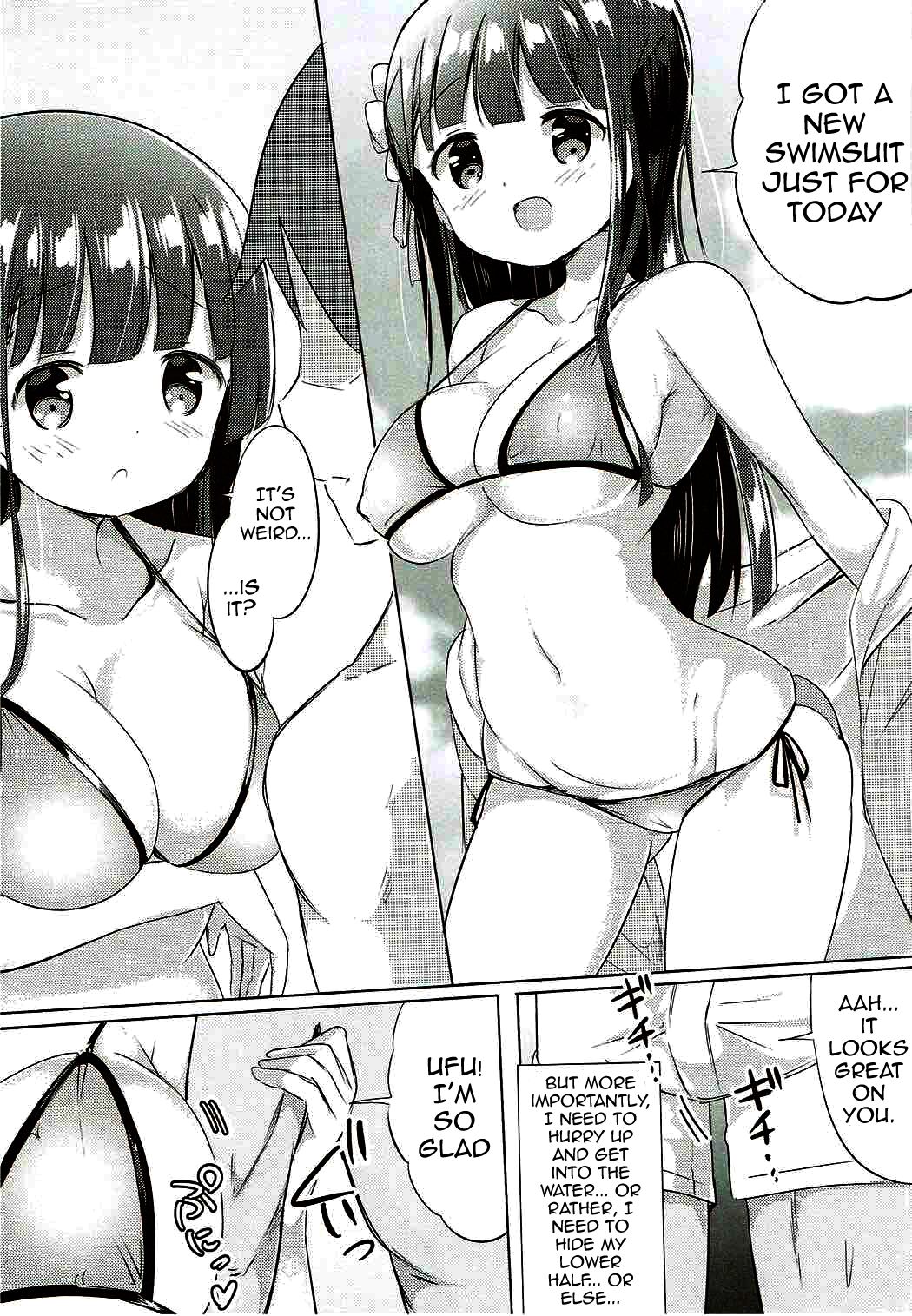 Chiya-chan to Hoken Taiiku ~Umi Hen~ | PE With Chiya-chan -Beach Arc- page 3 full