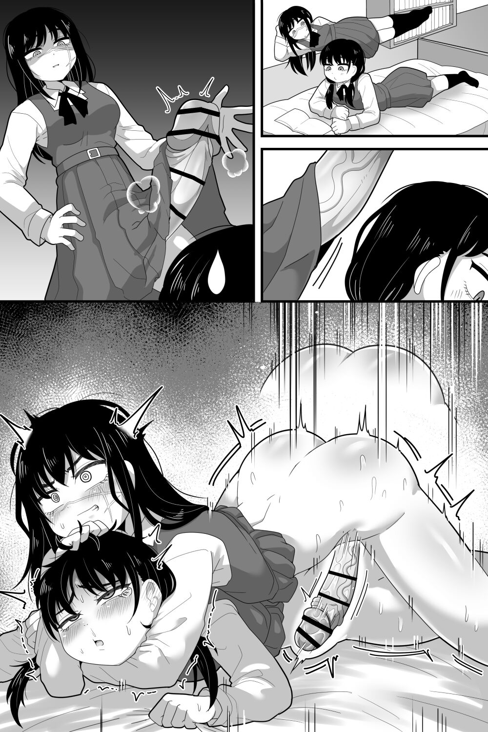 Futanari Yoru Asa page 4 full