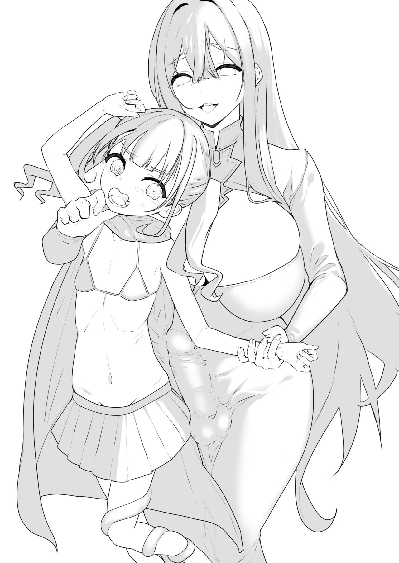 Tsuihou Sareta Futanari Mahoutsukai ga Mesugaki Yuusha o Wakaraseru Hanashi page 2 full