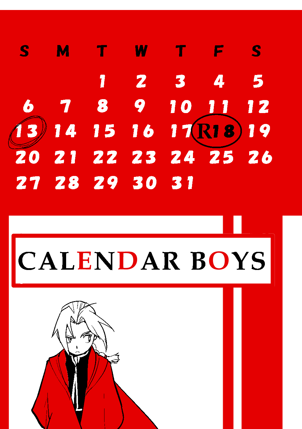 Calendar Boys page 1 full