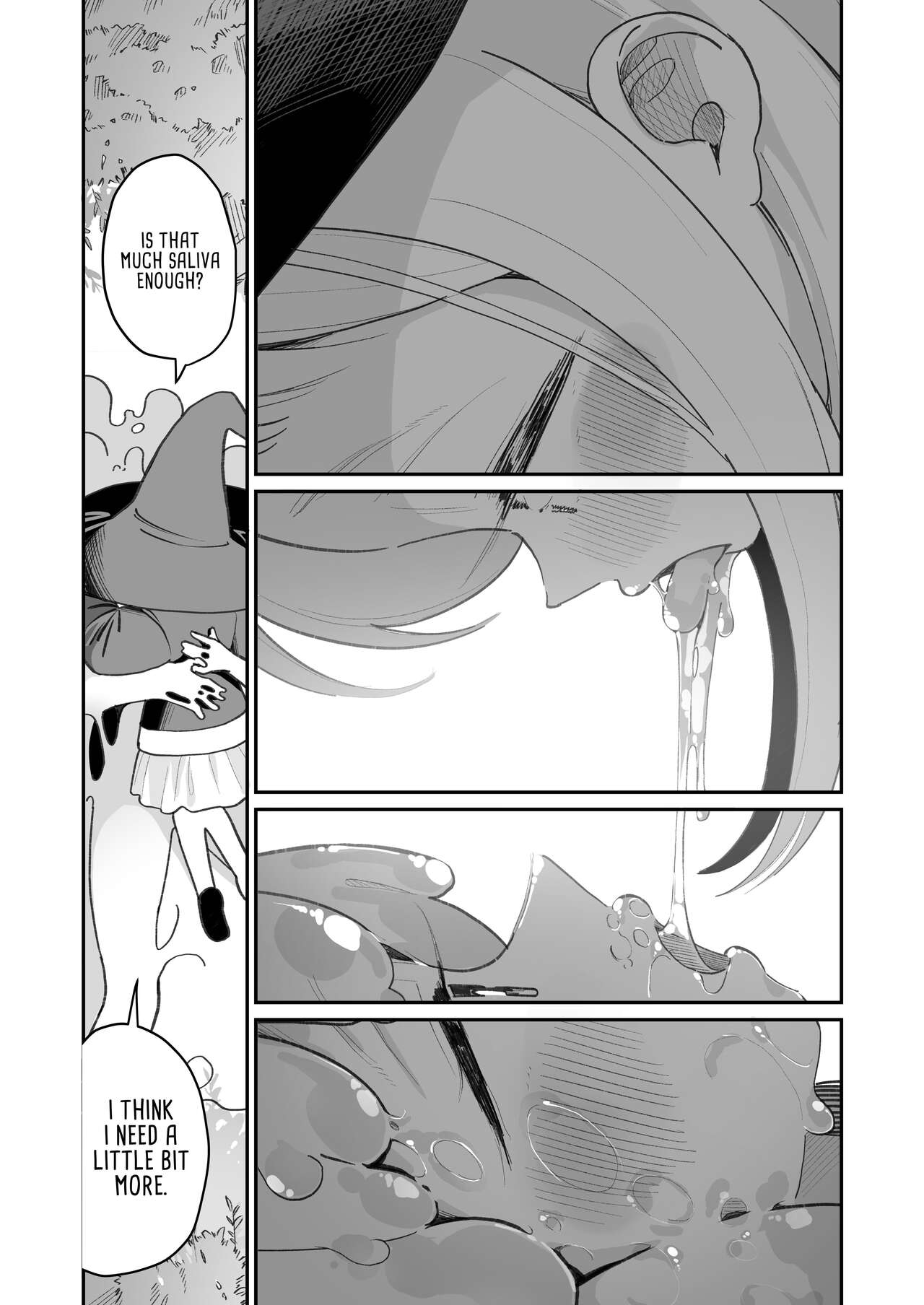 Kairoudouketsu no Chigiri Slime Musume to Ichaicha Nurunuru Yuri Ecchi shite Slime-ka suru Loli Mahoutsukai page 9 full