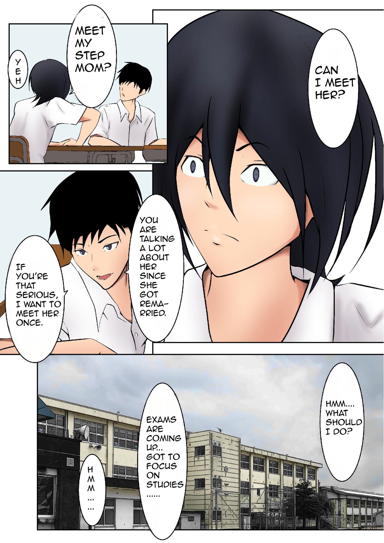 Okaa-san ga Boku no Tomodachi ni... | My Step Mom and My Best Friend page 10 full