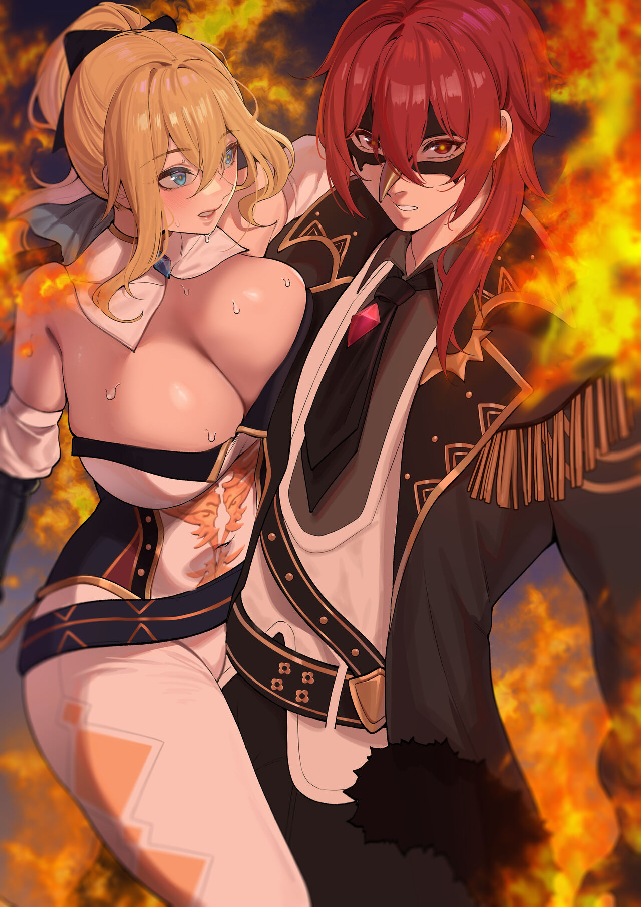 Diluc & Jean page 1 full