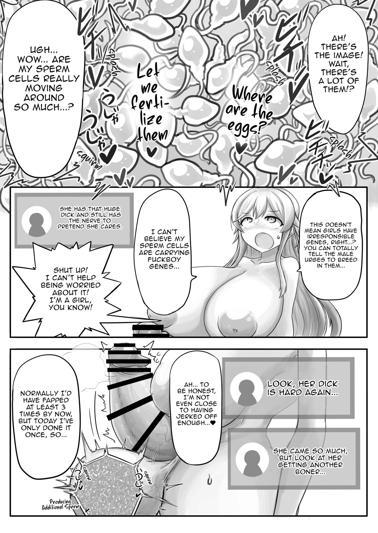 Onna Kishi no Shasei Misetaru!! | Show the female knight's ejaculation!! page 9 full