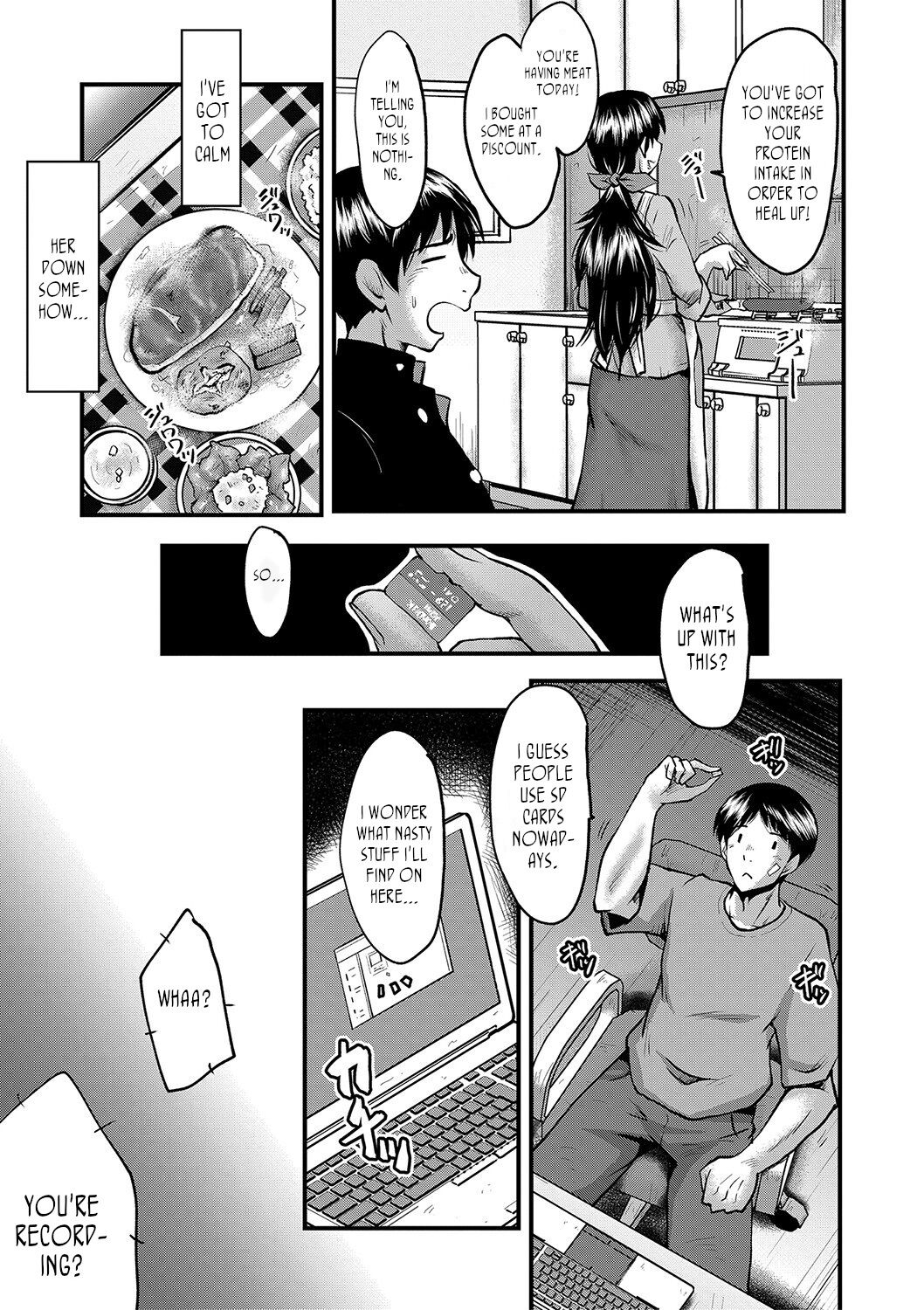 Tomodachi, Osananajimi mo Kaa-san mo Netorareru Ch. 1 | My friend stole away both my childhood friend and my mother, Part 1 page 7 full
