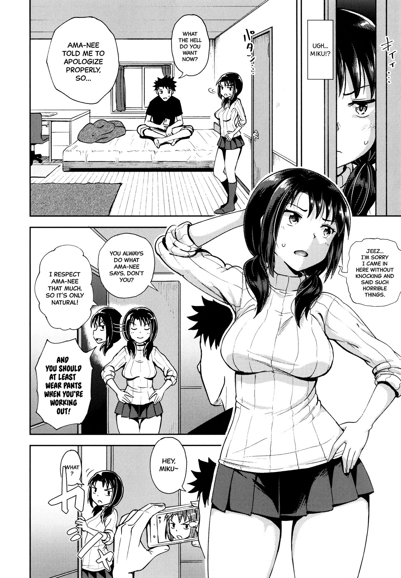 Yarashii Kibun ni Naru Appli Ane to Ore to Imouto to page 9 full