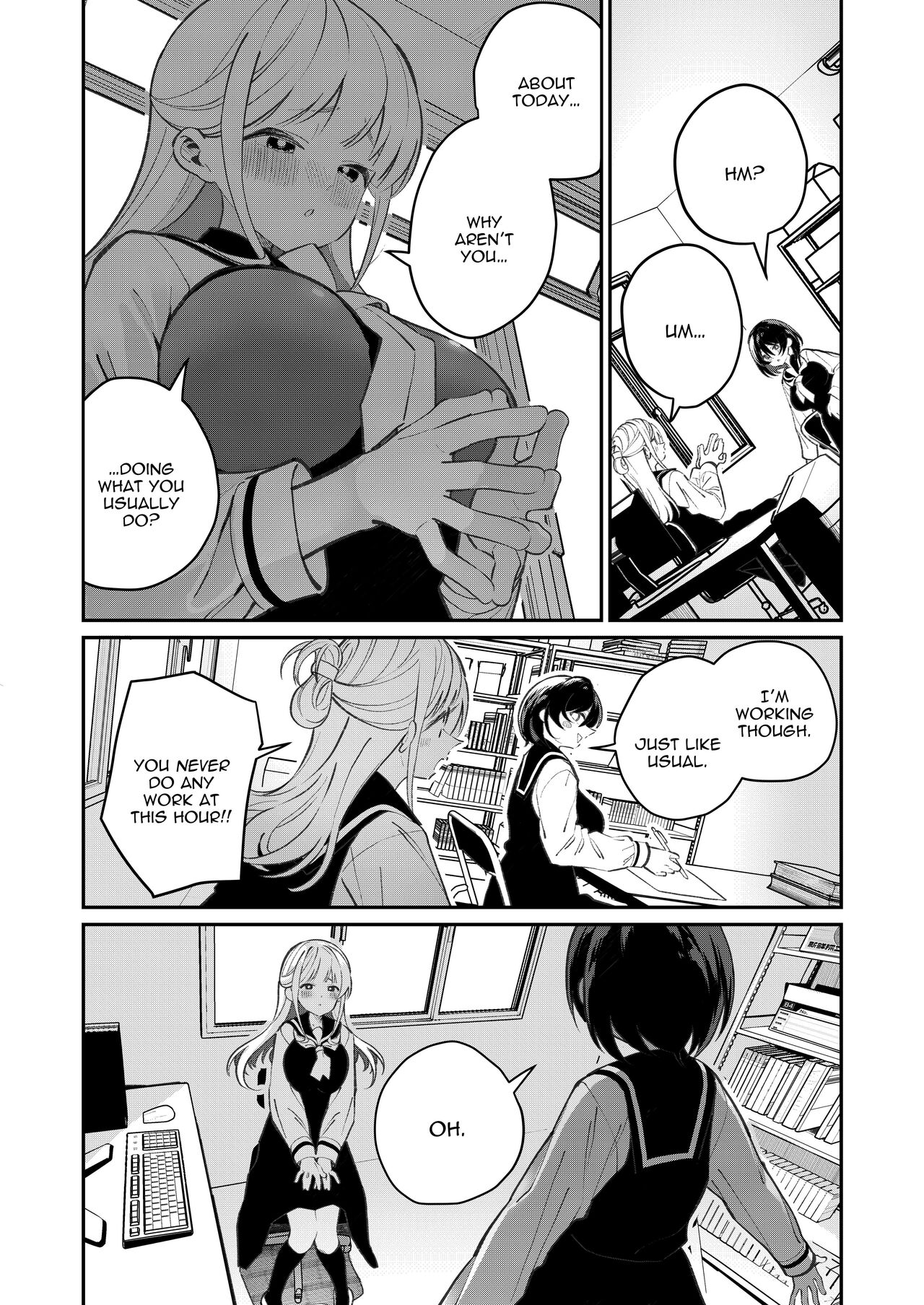 Chichichichichichi Oppai Yuri Goudoushi | Titititititty Breasty Lesbian Joint Publication page 9 full