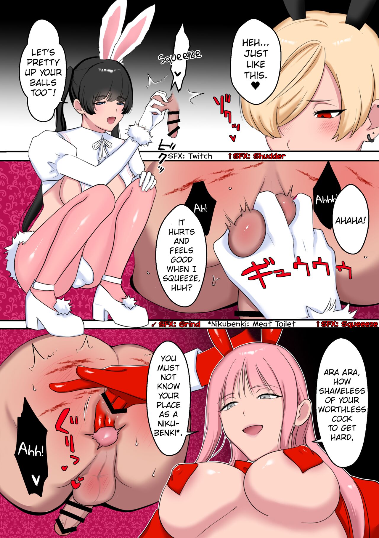 Futanari Gyaku Bunny Girls no Hae Kabeshiri Daisakusen page 5 full