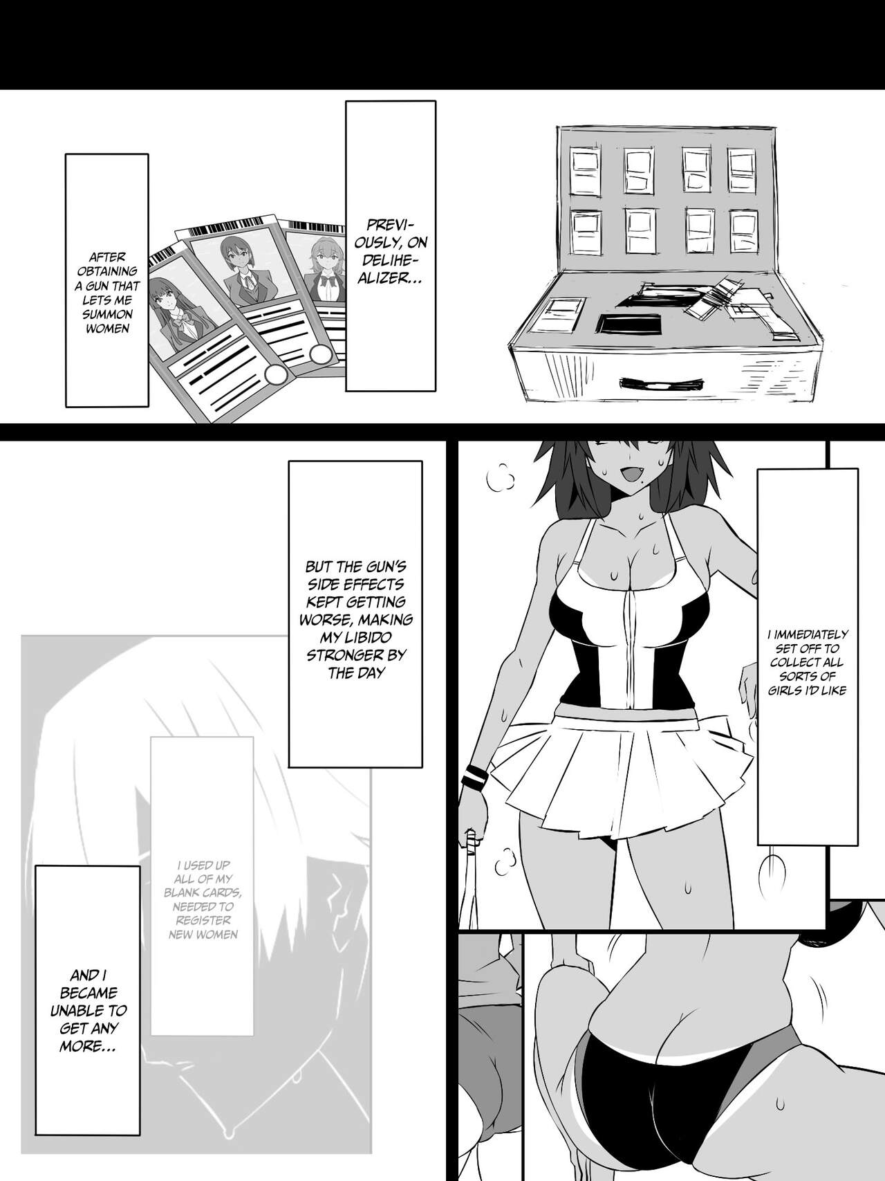 "Shoukanjuu DX DeliHealizer" ver. 4 ~Card kara Josei o Shoukan shite Ecchi suru Ohanashi~ | Shoukanjuu DX DeliHealizer ver. 4 ~A Story of How I Summoned a Girl With a Card and Had Sex With Her~ page 2 full