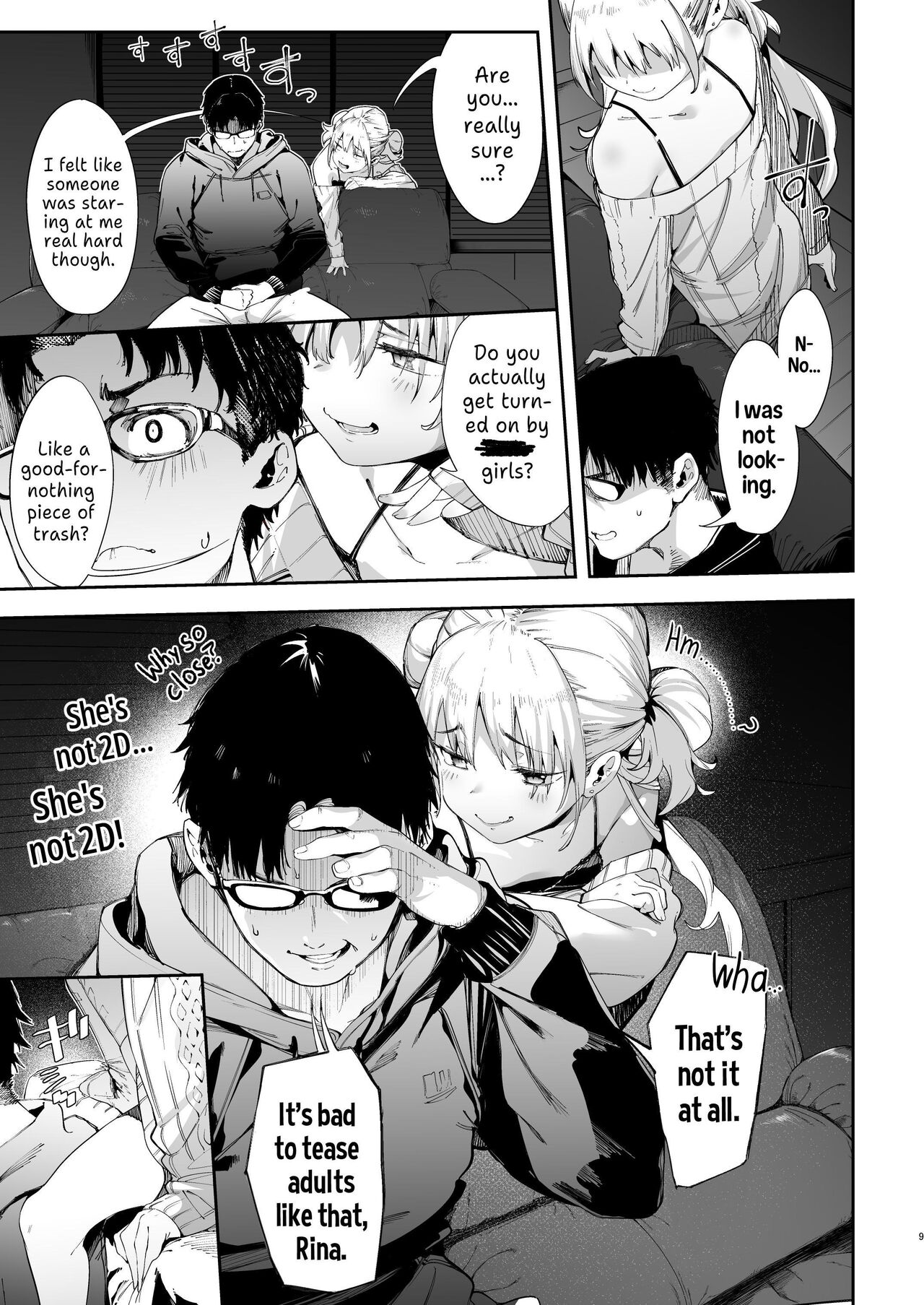 Mesugaki Rina-chan page 9 full