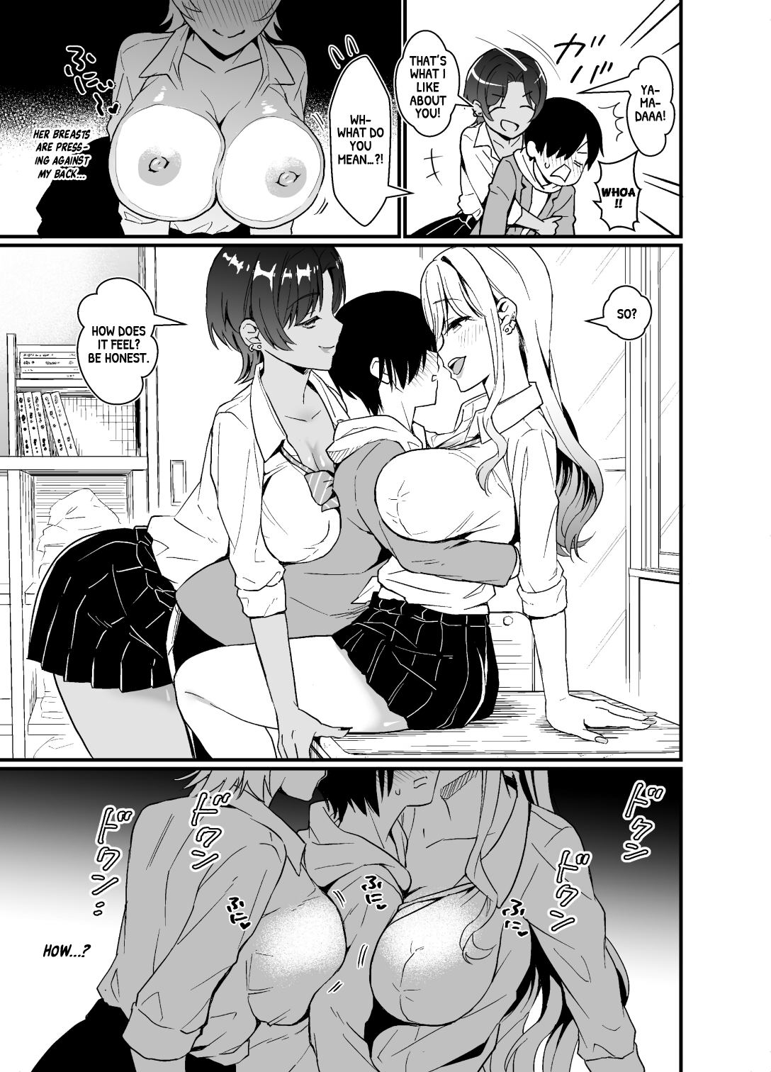 Gal ni Houkago Oppai Sawatte ku? te Sasowareru Hanashi | That Time Gyarus Asked Me to Grope their Tits After Class page 7 full