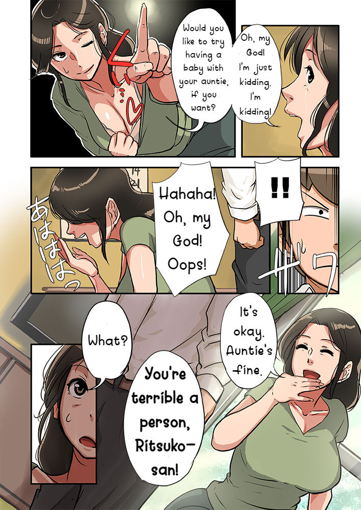 Kodomo ga Hoshii Oba-san o Musekinin ni Haramaseru. | Irresponsibly impregnate an aunt who wants a child. page 10 full
