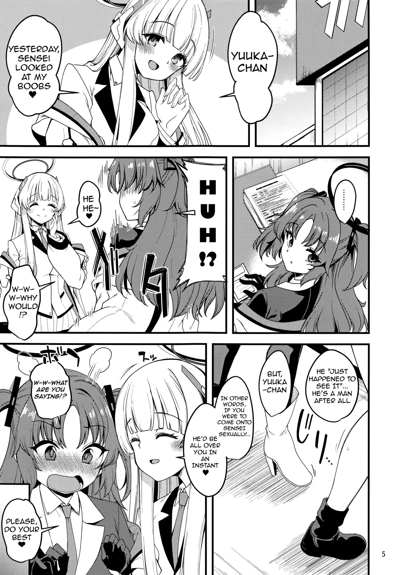 Sensei Yuuka-chan ni wa Naisho desu yo? | Sensei, Don't Tell Yuuka, Okay? page 4 full
