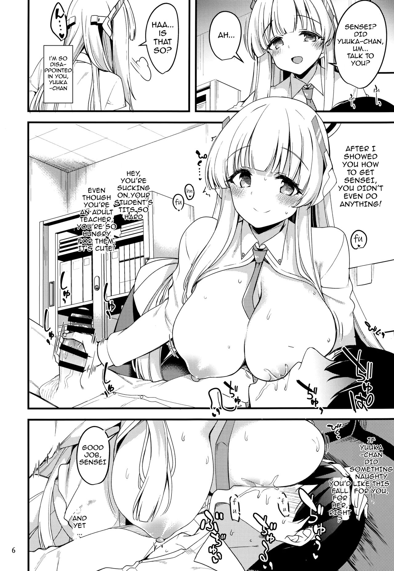 Sensei Yuuka-chan ni wa Naisho desu yo? | Sensei, Don't Tell Yuuka, Okay? page 5 full