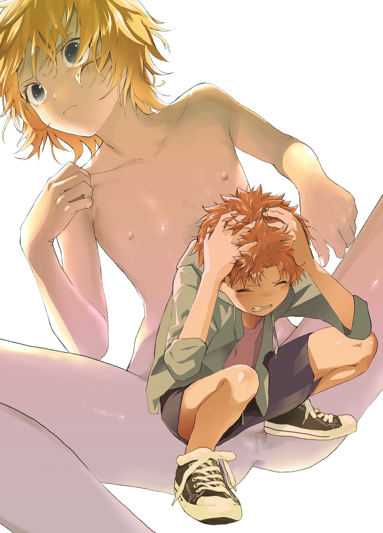 Ibasho ga Nai node Kamimachi shite mita Suterareta Shounen no Ero Manga Ch. 40 page 2 full