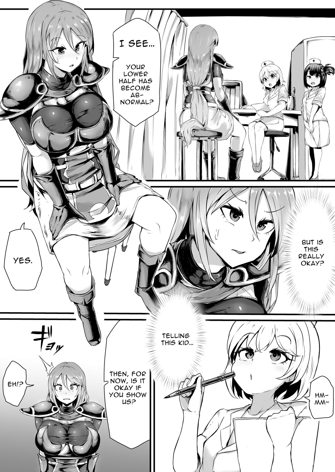 Futanari-ka shite Level o Suwareru Onna Kishi | Futanari Knightess Gets Level Drained page 2 full