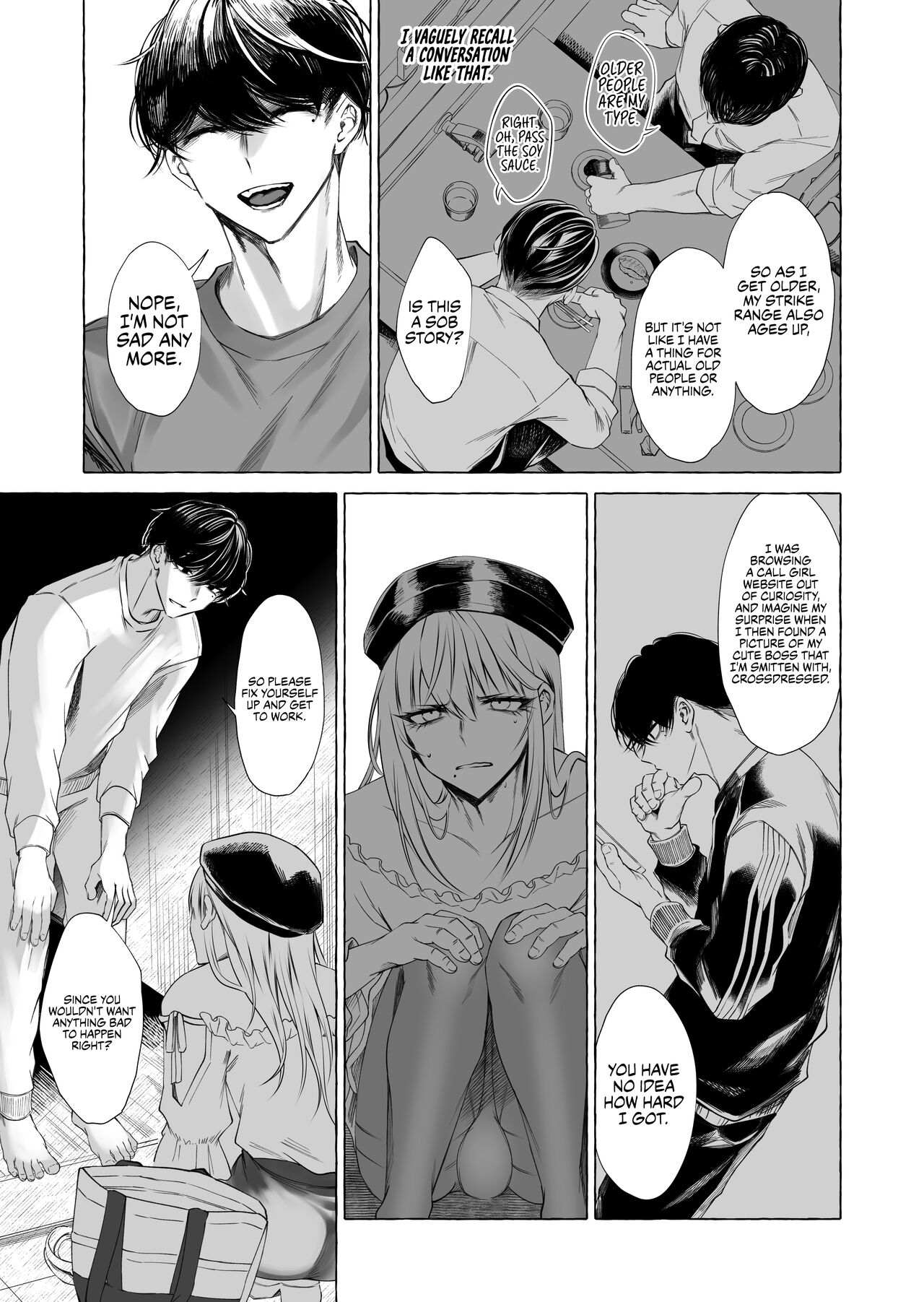 Josou DeliHeal Yondara, Kaisha no Joushi ga Kita. | My Boss is a Cross-dressing Call Girl. page 10 full