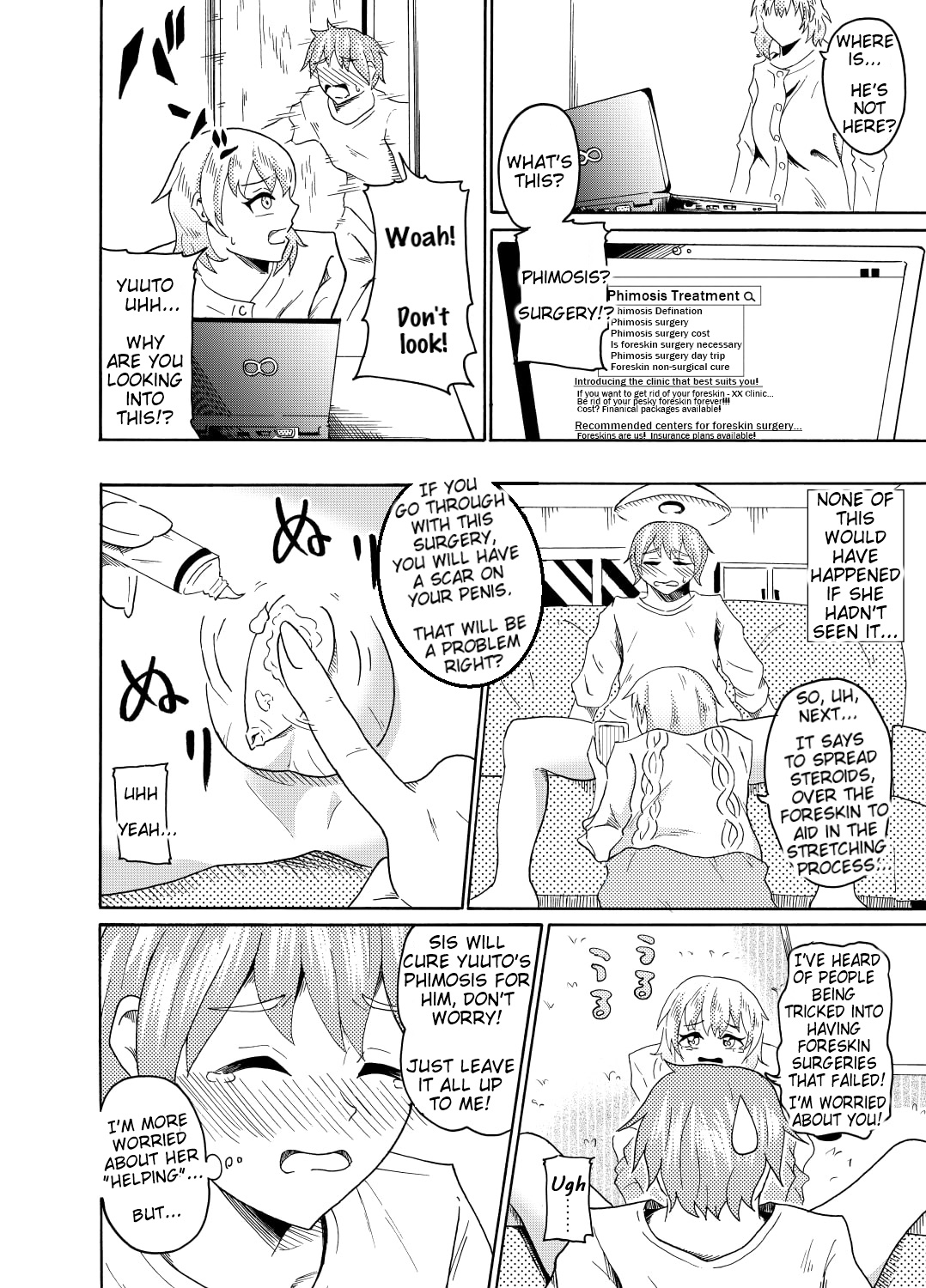 Onee-chan ni yoru Shinsei Houkei Chiryou | The True Phimosis Treatment by Sis page 2 full