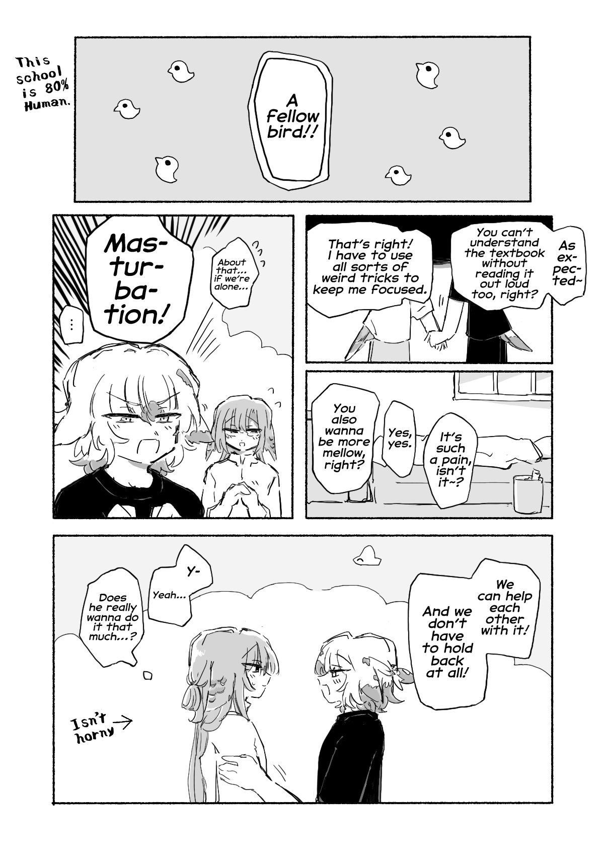 Pigeons BL - Soft and Fluffy Sex-Friends | Hato-hato - Yuru-fuwa Sefure Riba page 4 full