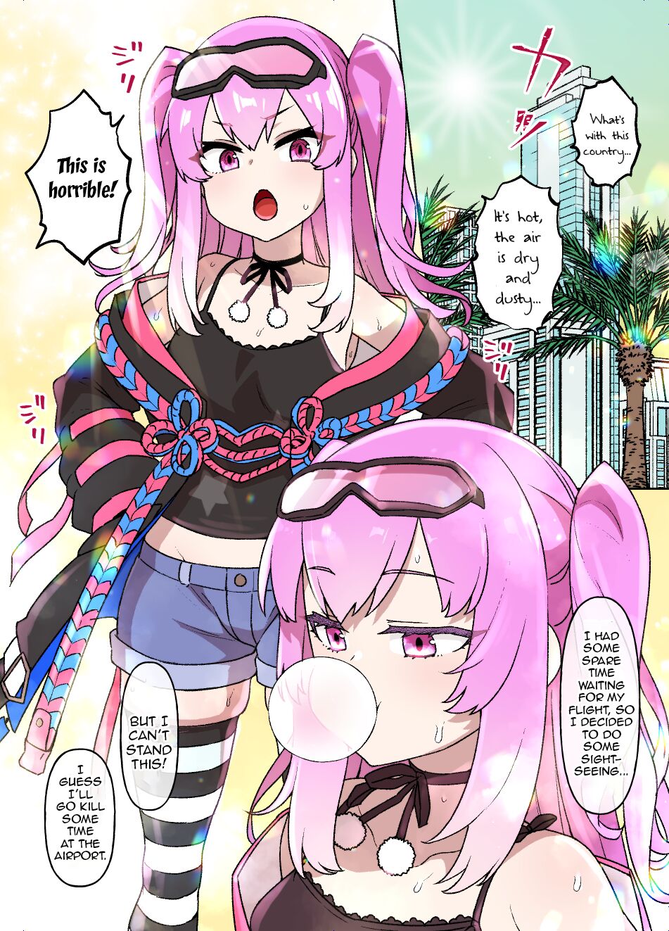 Sabaku no Kuni de Harem no Mesu Dorei ni Ochiru Onnanoko | A girl who degrades into a harem's female slave in a desert country page 1 full