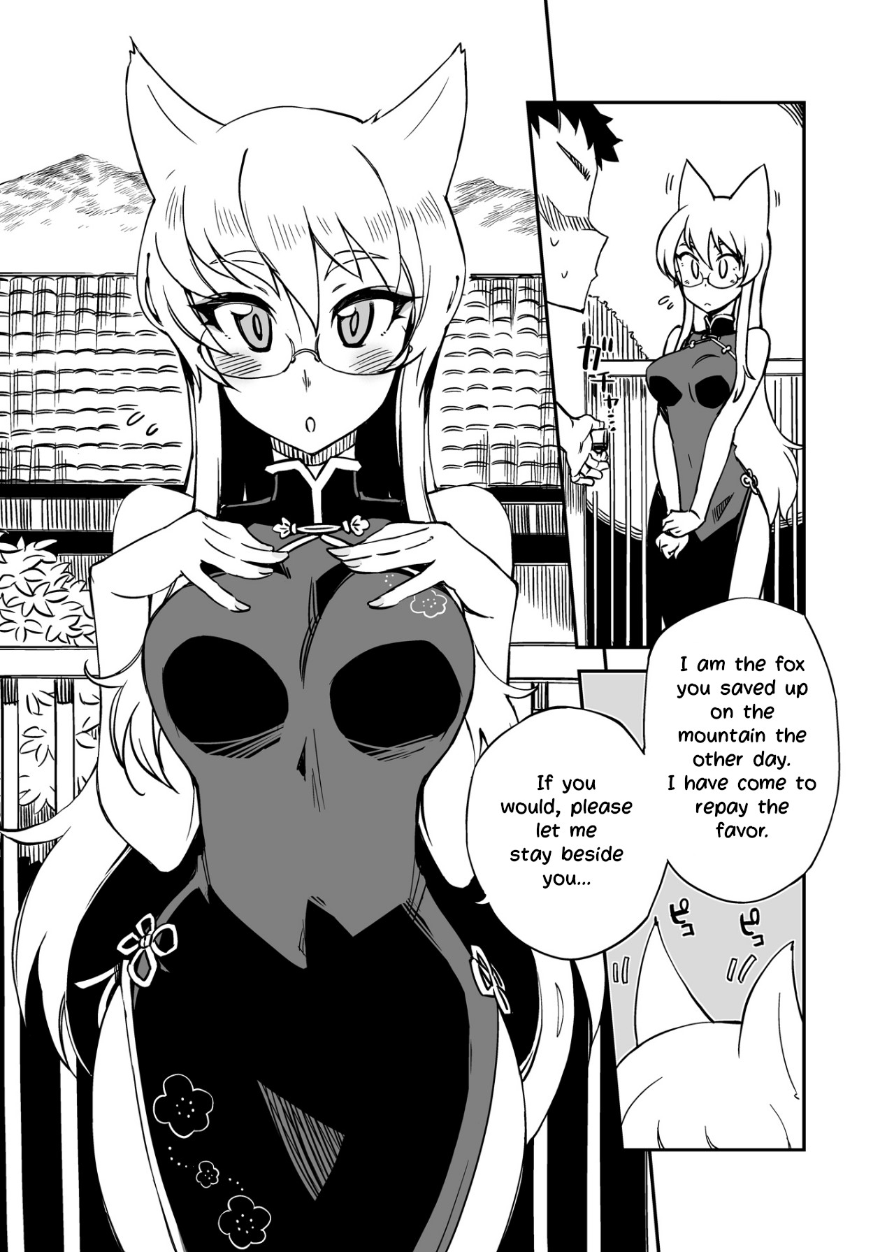 Gyutto Ippai Ongaeshi Shite Kureru Shiroi Kitsune o Tasukemashita ka? | Have You Saved a White Fox Who will Repay You for Your Kindness? page 5 full