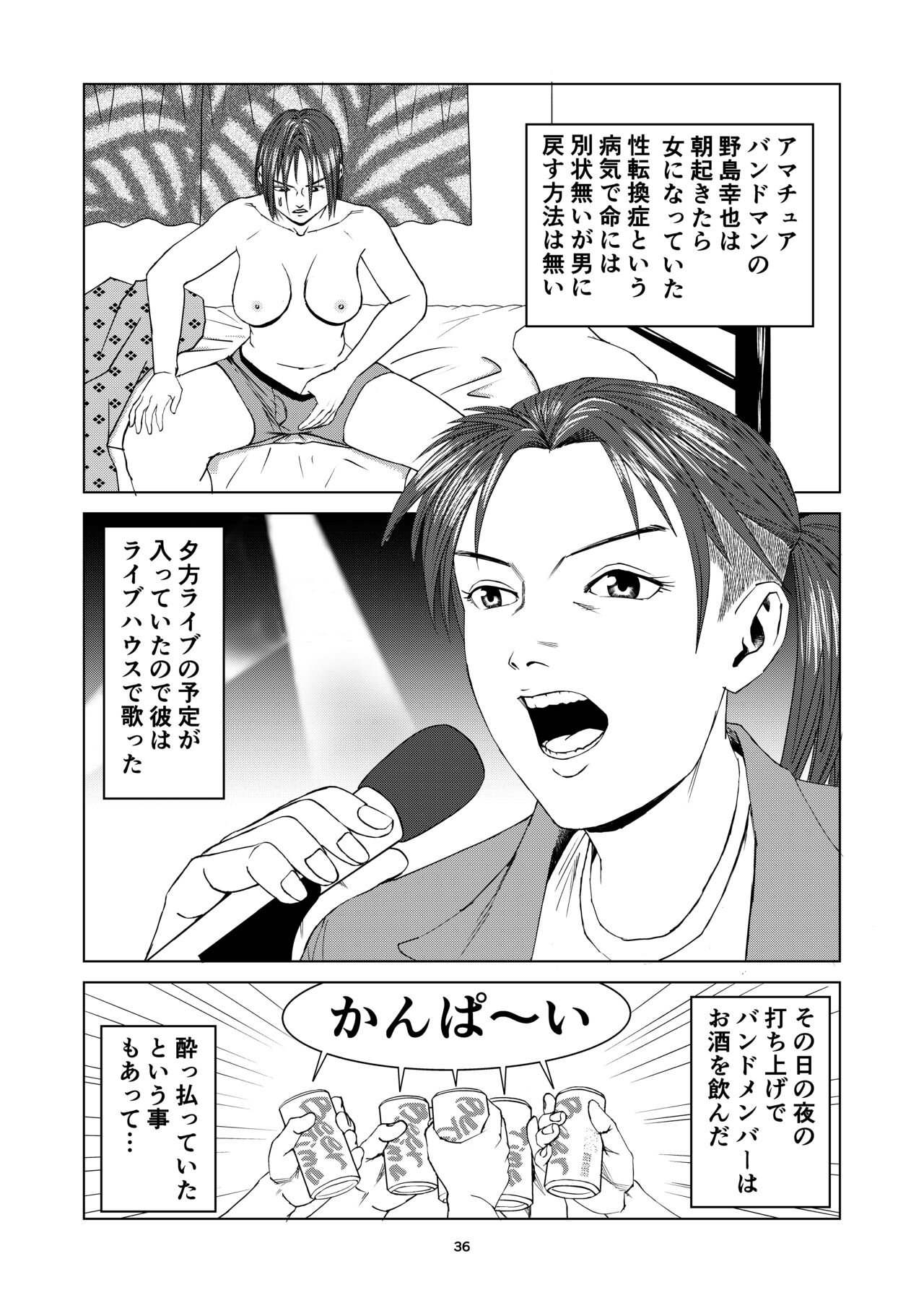 Nyotaika shita Band Man page 4 full