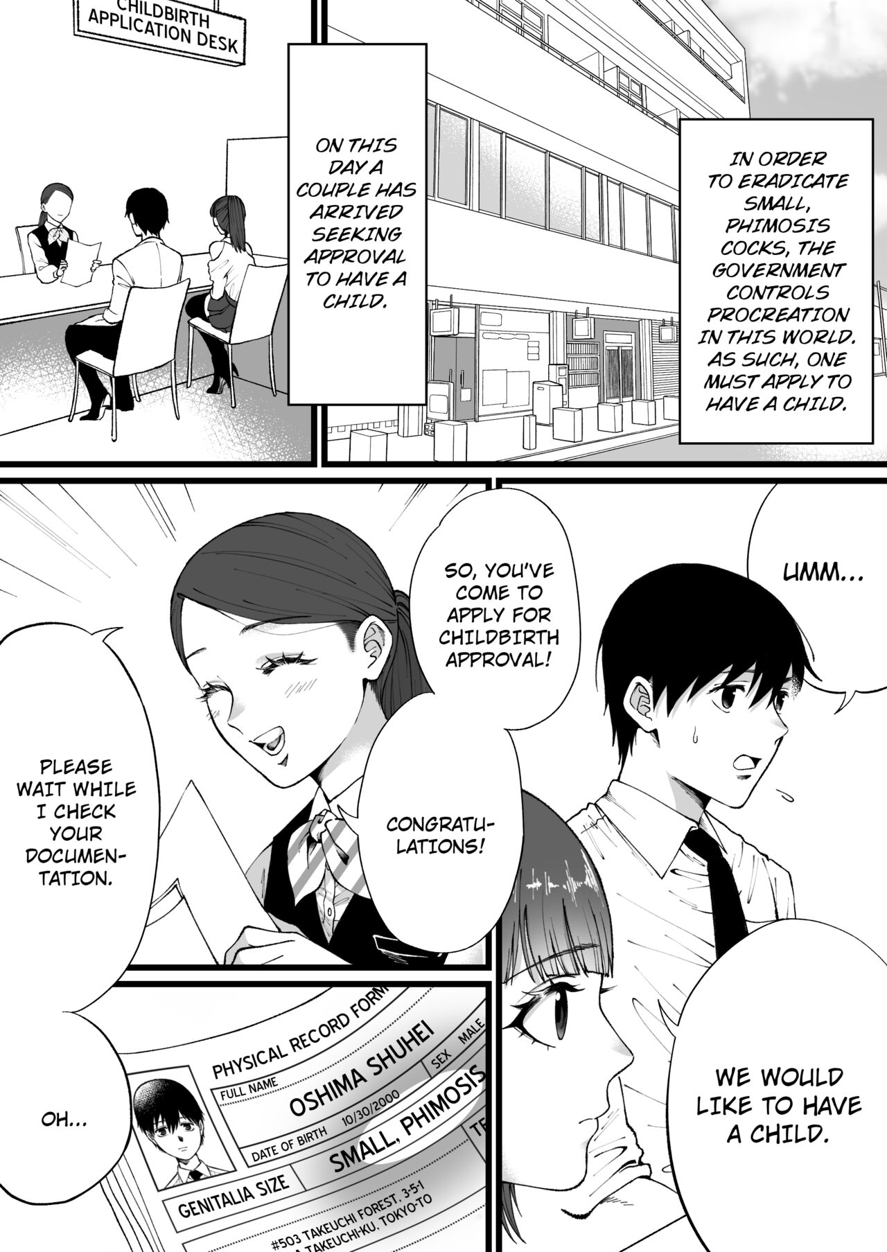Tanshou Houkei wa Okotowari na Sekai | A World Where Small, Phimosis Cocks Are Hated page 3 full