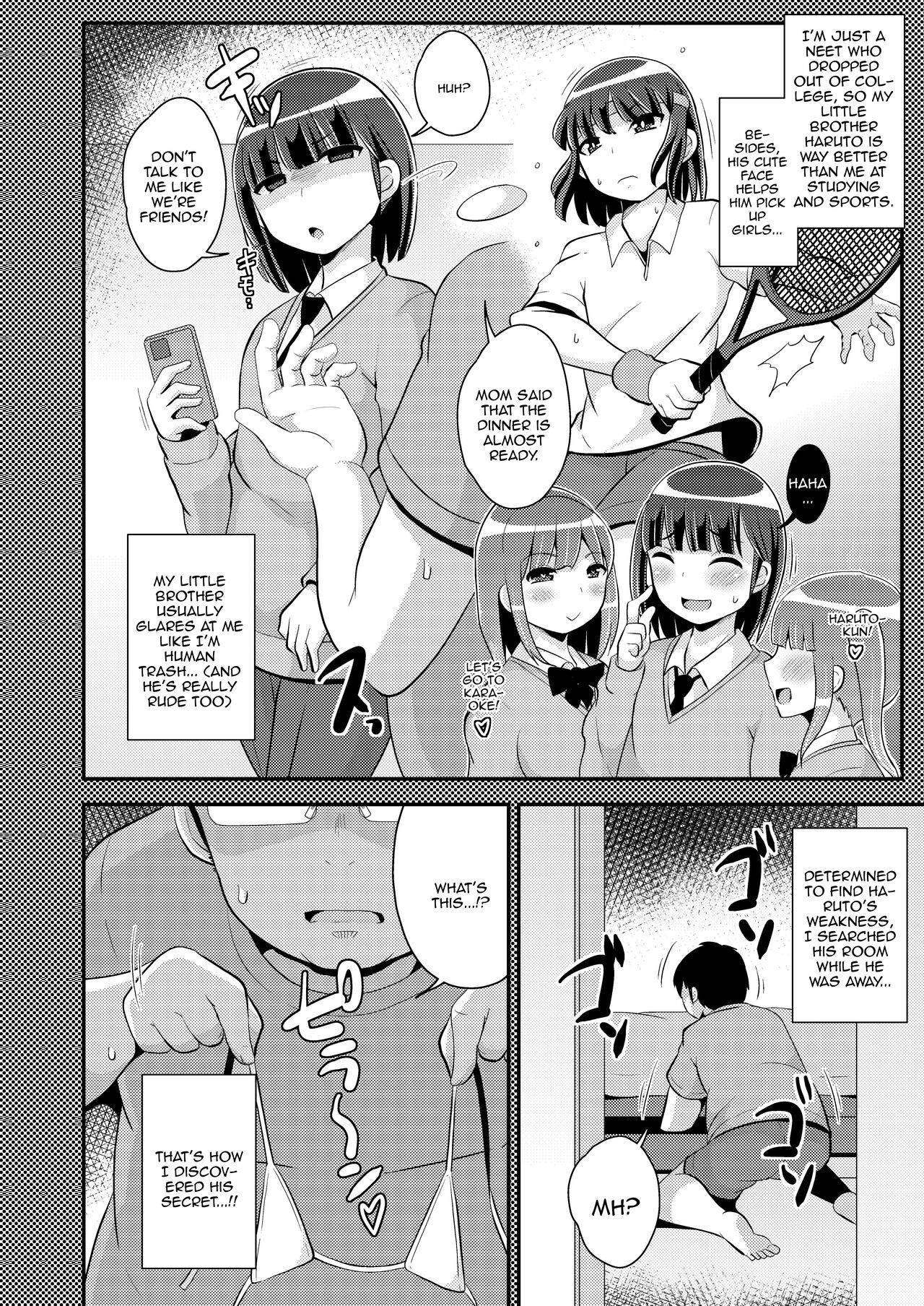 Namaiki Otouto no Seinou o Konekurimawashita Mesu ni Suru Hon | A Book About How I Made My Cocky Little Brother My Bitch By Stirring Up His Prostate page 3 full