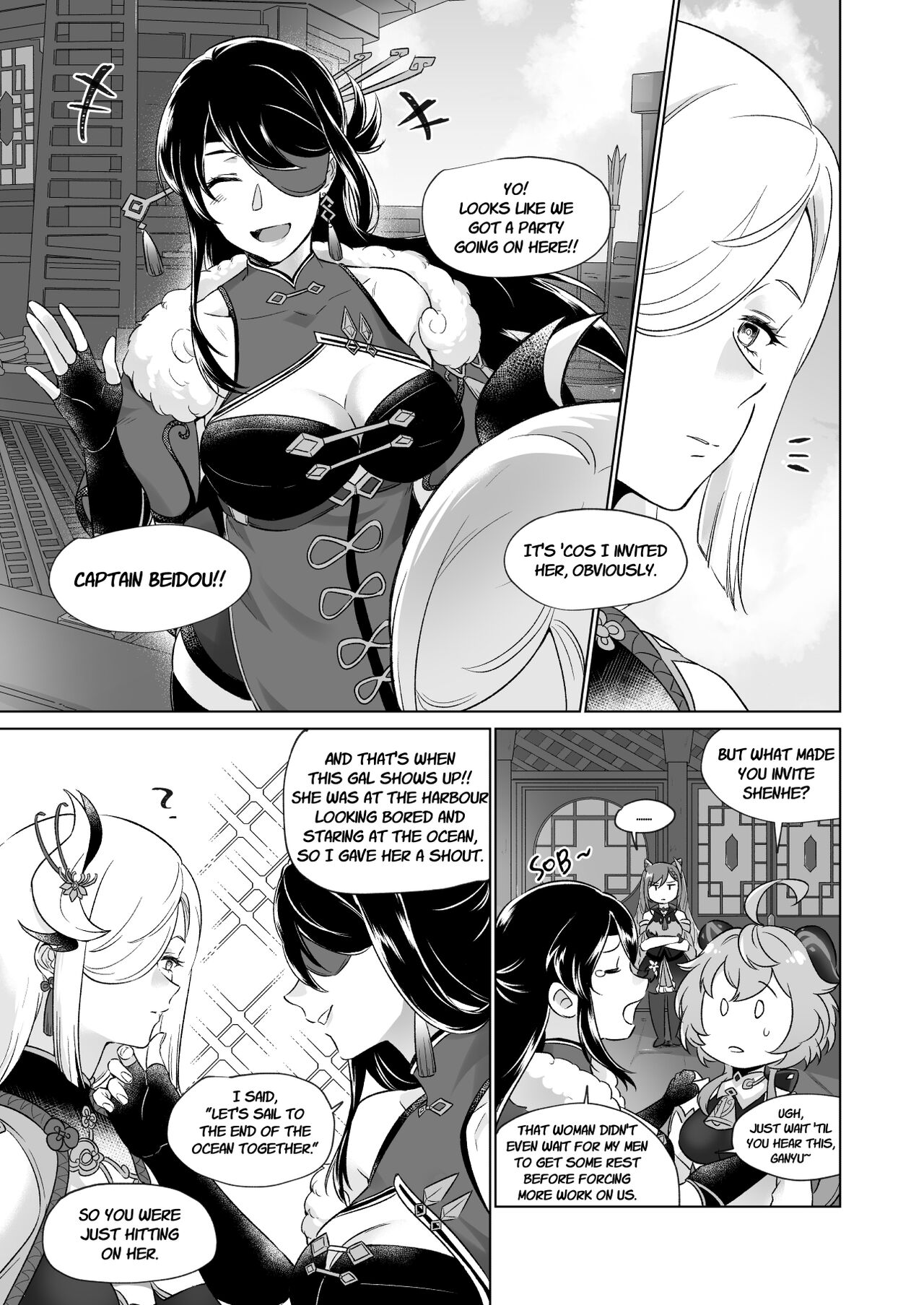 Liyue-shiki Dousei Seikou Ryouhou | Liyuesbian Remedial Sex page 8 full