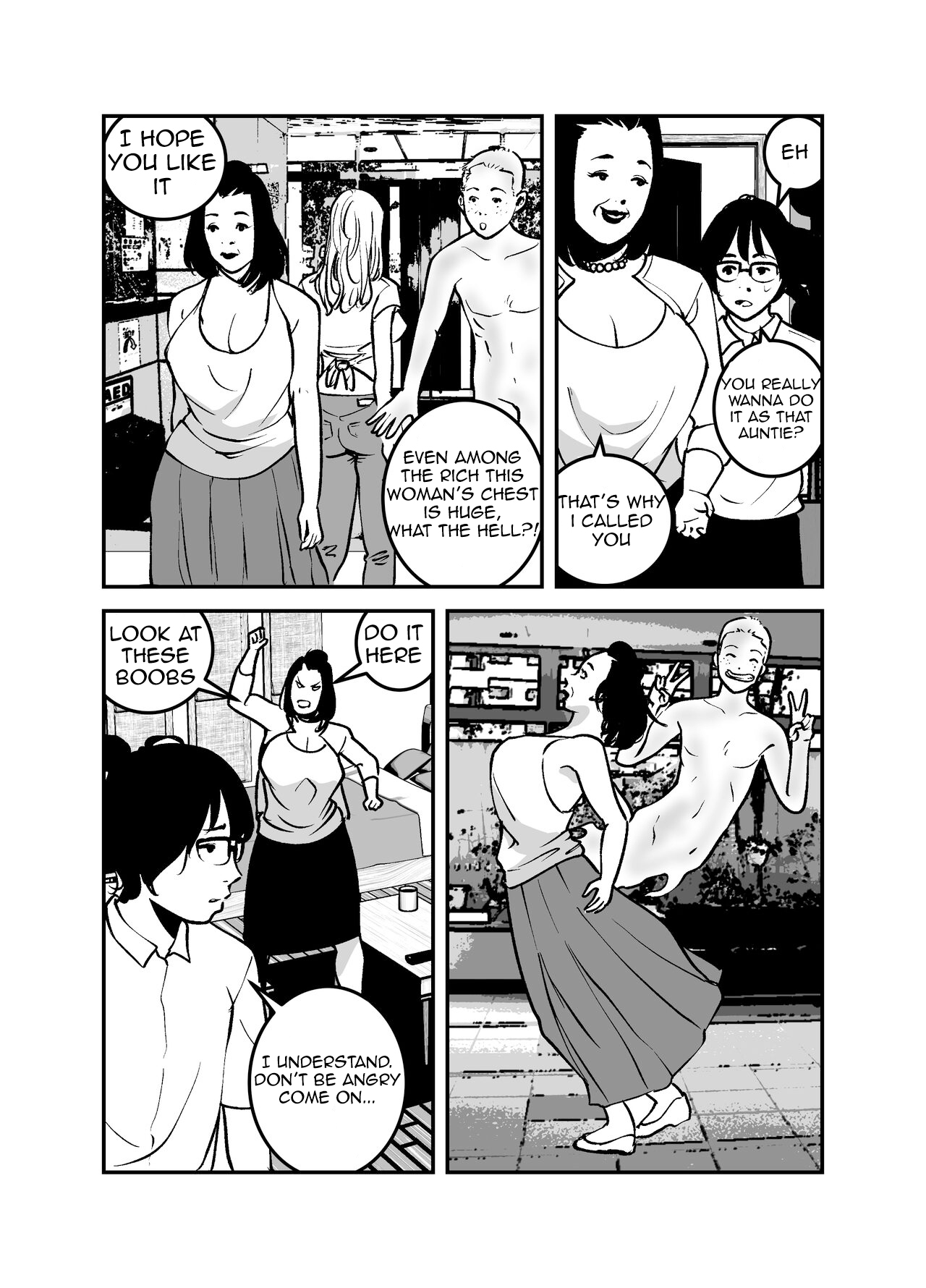 Hyoui Suru nara Kanemochi no Bakunyuu Babaa ni Kagiru! | If you want to be possessed, it must be a rich hag with big tits! page 10 full