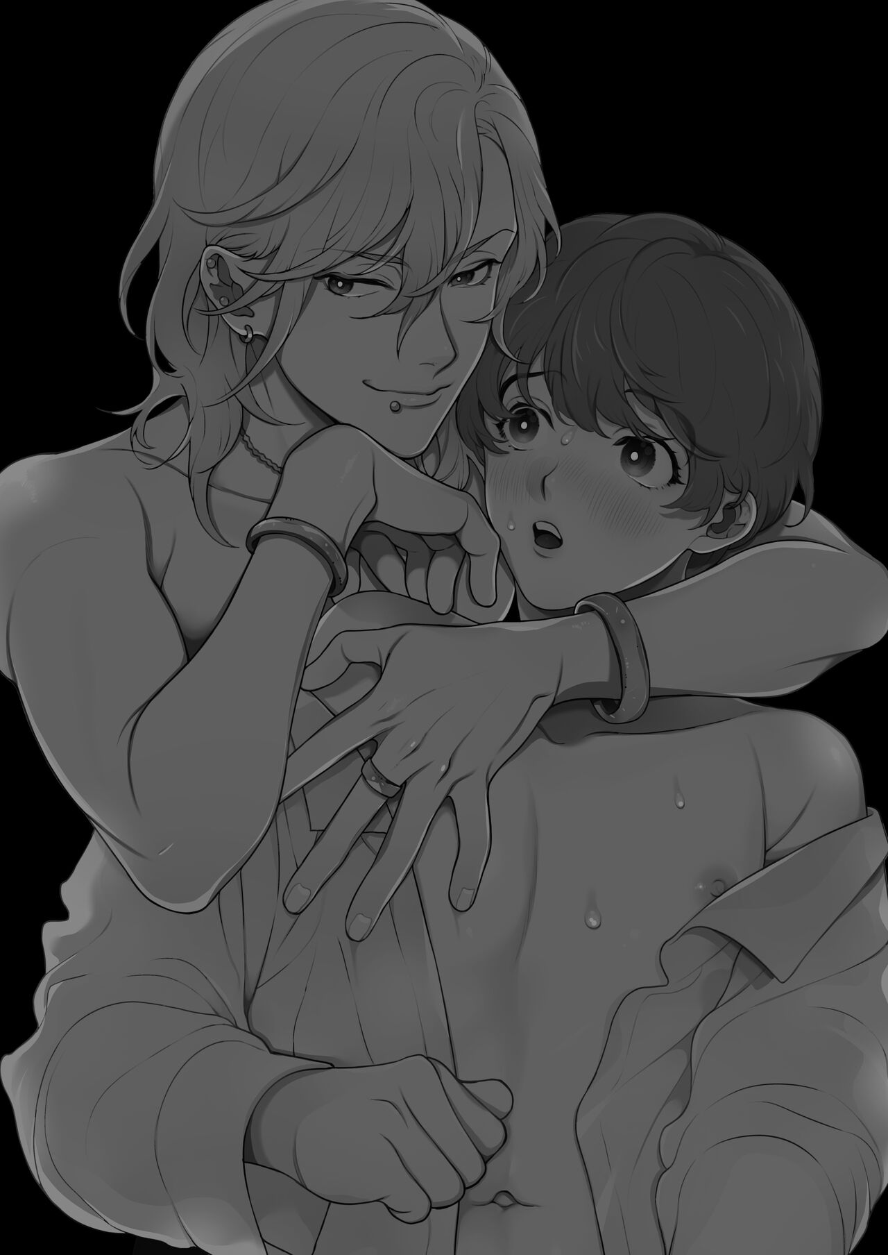 Yakimochi Kareshi ni Idakareru Yoru wa page 4 full