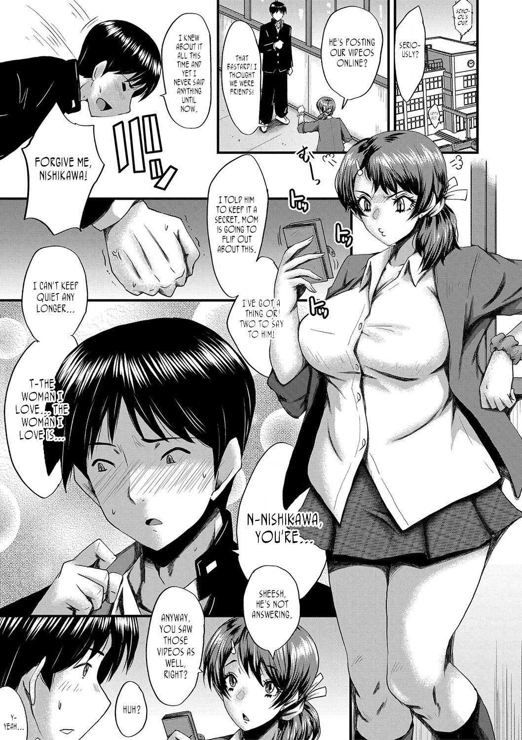 Tomodachi, Osananajimi mo Kaa-san mo Netorareru Sono 5 | My friend stole away both my childhood friend and my mother, Part 5 page 1 full