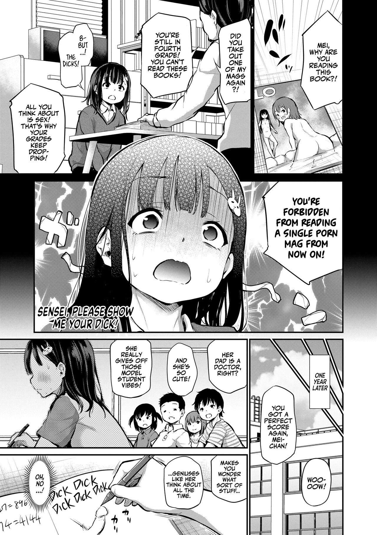 Sensei Ochinchin Misete Kudasai! | Sensei, Please Show Me Your Dick! page 1 full